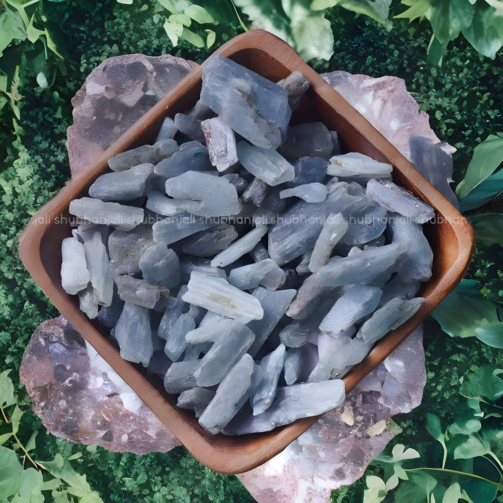 Kalavati Agate Premium Raw Aqua Kyanite Crystal