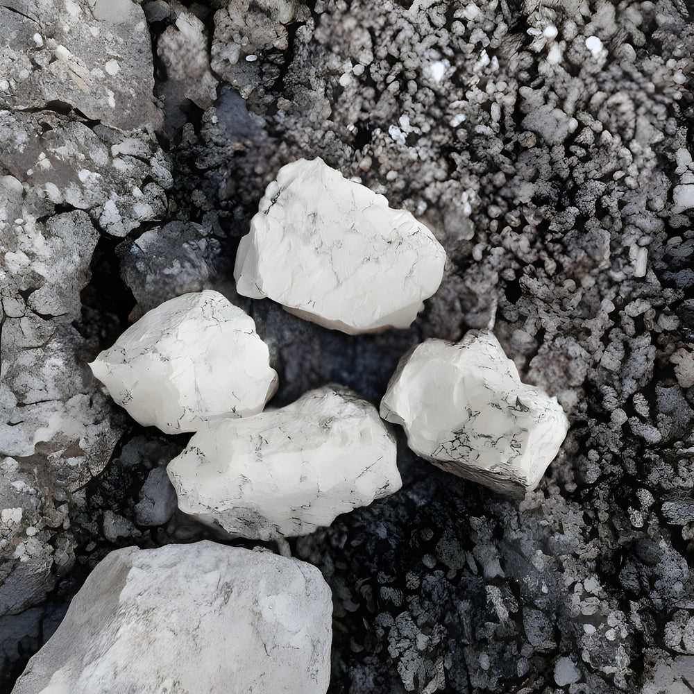 Kalavati Agate Premium Raw Howlite Crystal
