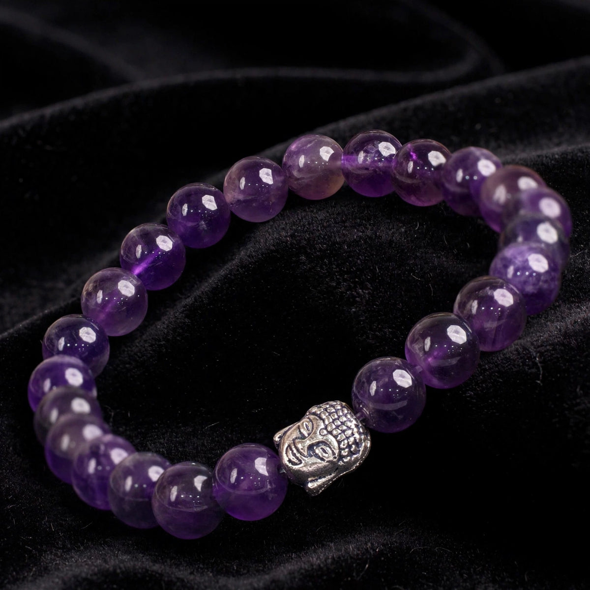 Kalavati Agate Divine Amethyst Buddha Energy Bracelet
