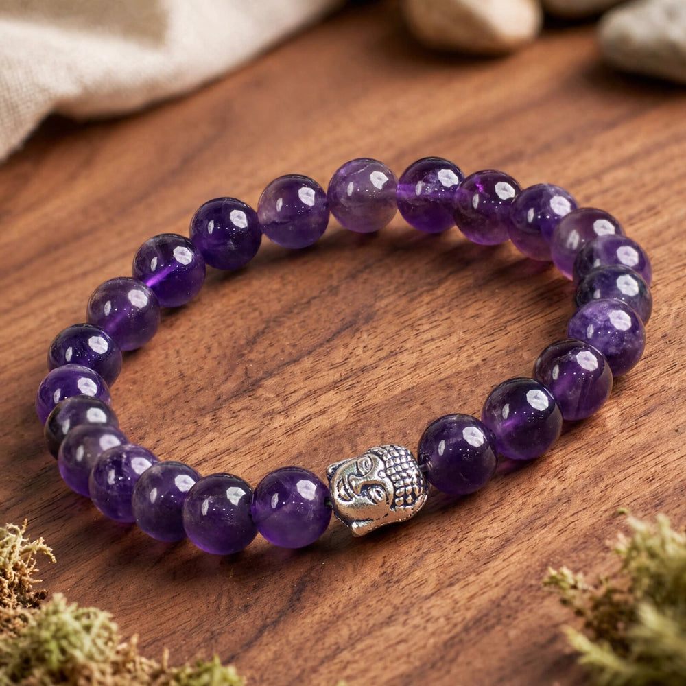 Kalavati Agate Divine Amethyst Buddha Energy Bracelet