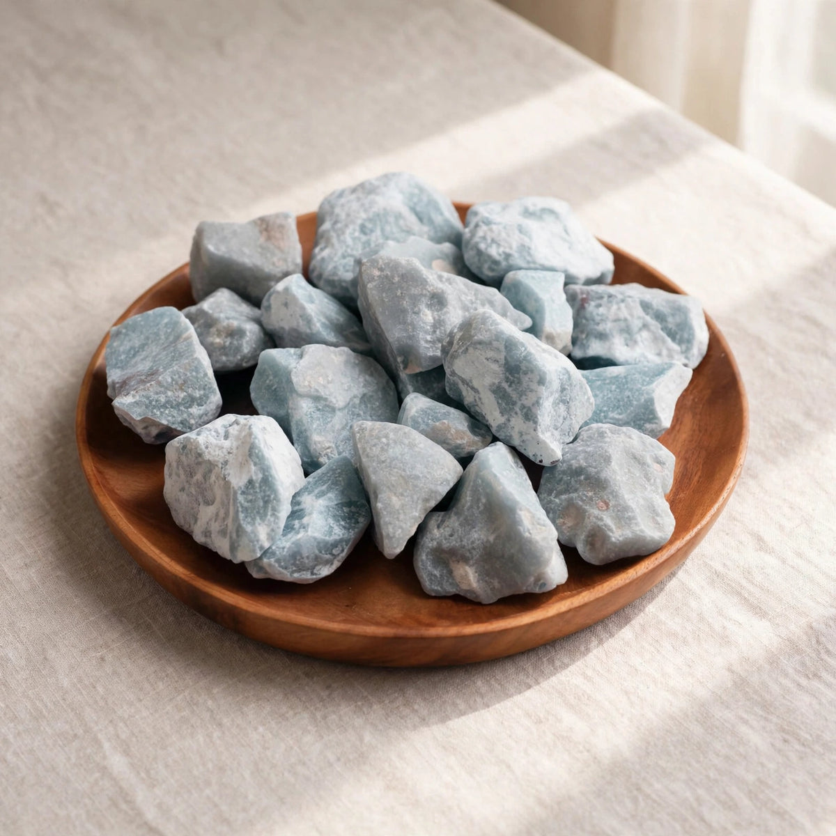 Kalavati Agate Premium Raw Angelite Stone