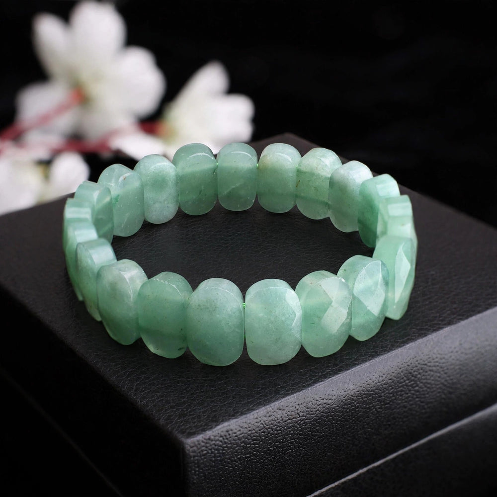 Aventurine Oval Faceted Bracelet