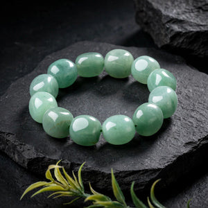 Kalavati Agate Divine Green Aventurine Energy Tumble Bracelet
