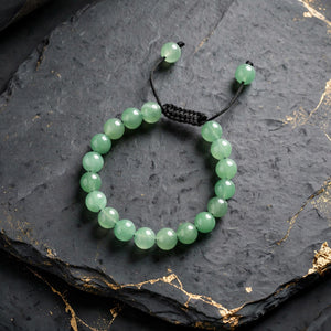 Natural Green Aventurine Thread Crystal Bracelet