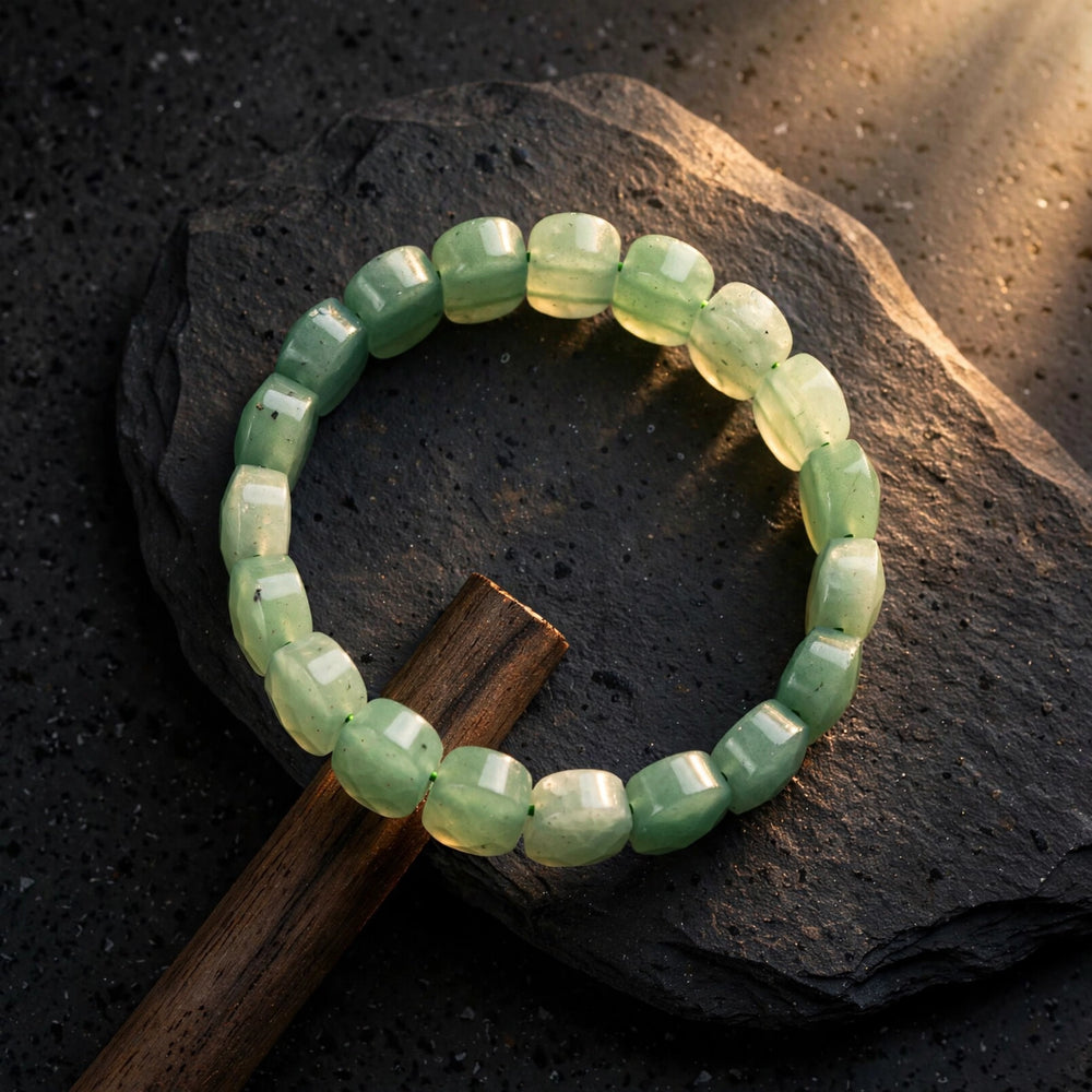 Aventurine Oval Faceted Bracelet