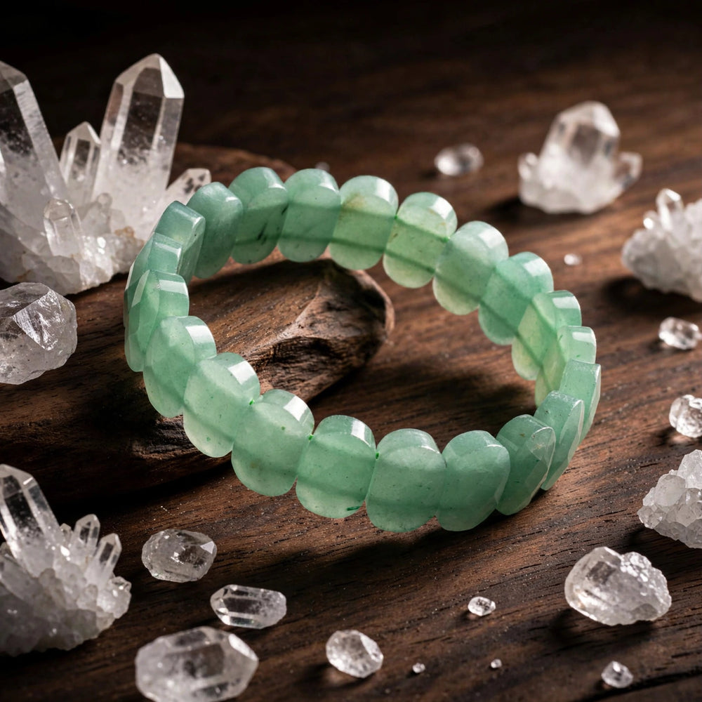 Aventurine Oval Faceted Bracelet