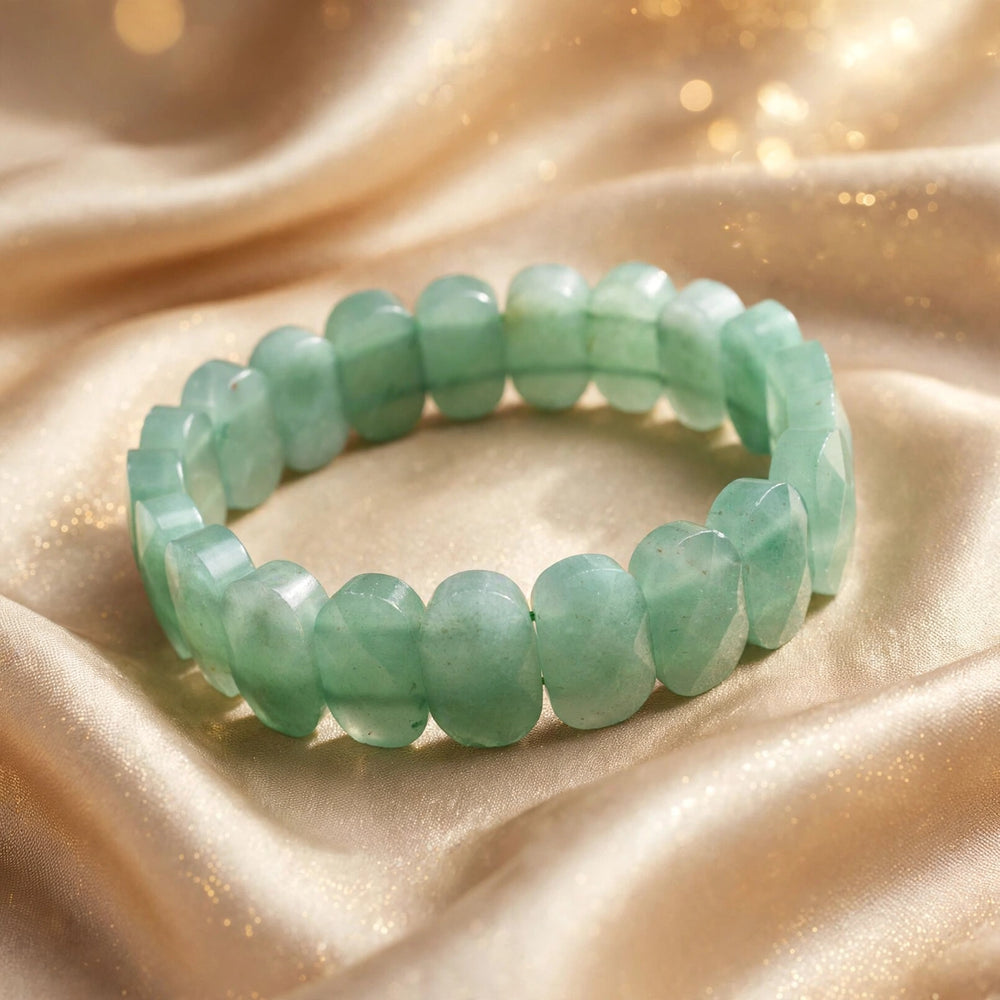 Aventurine Oval Faceted Bracelet