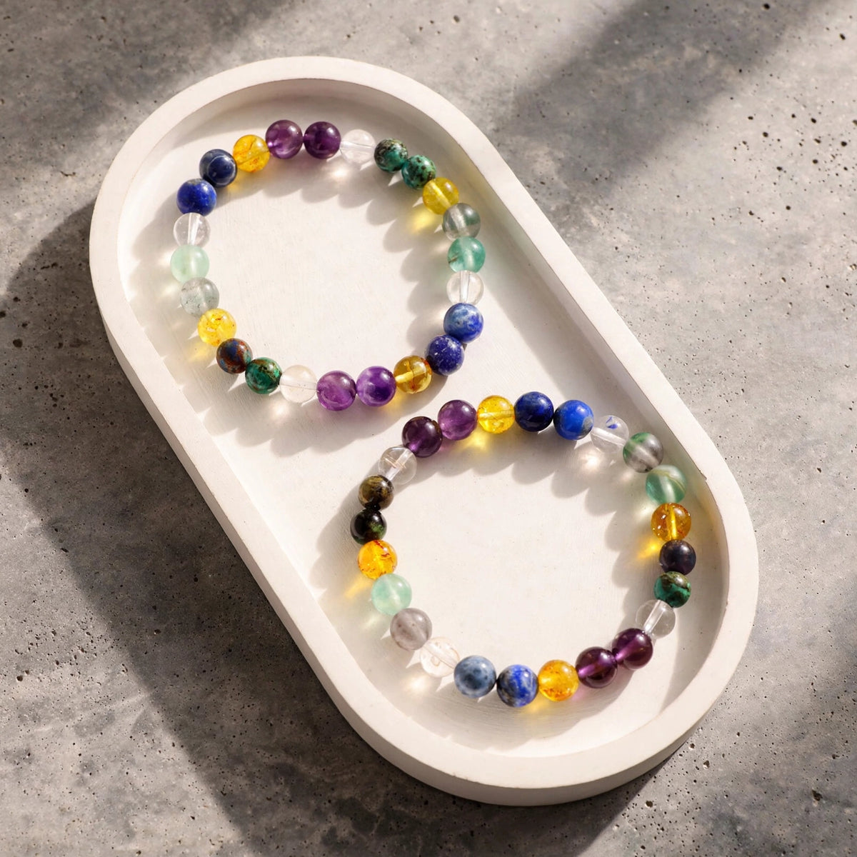 Kalavati Agate Seven Chakra Spiritual Bracelet