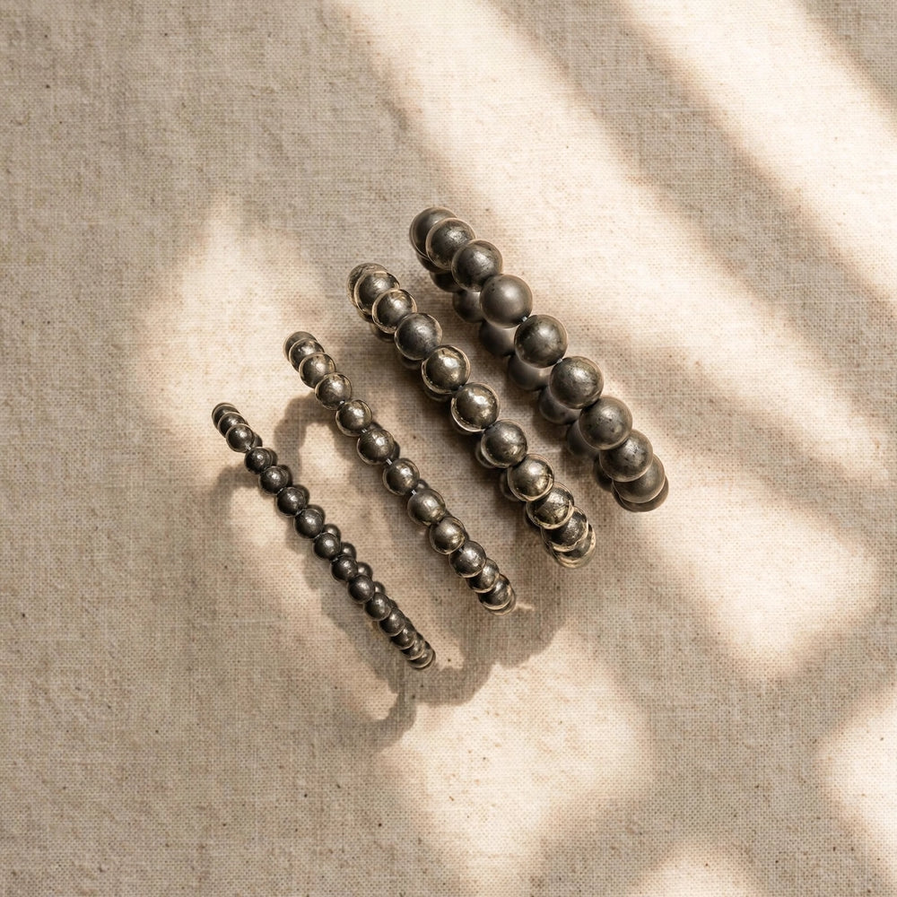 Kalavati Agate Authentic Pyrite Crystal Bracelet
