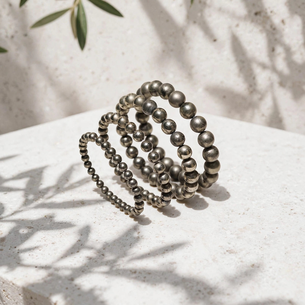 Kalavati Agate Authentic Pyrite Crystal Bracelet