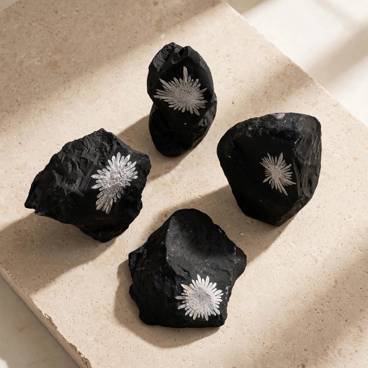 Kalavati Agate Premium Raw Chrysanthemum Stone