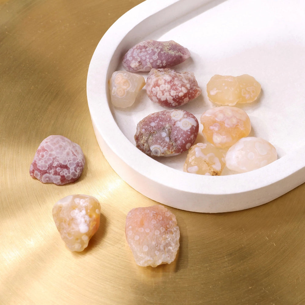 Kalavati Agate Premium Raw Colorful Spotted Gobi Desert Stone