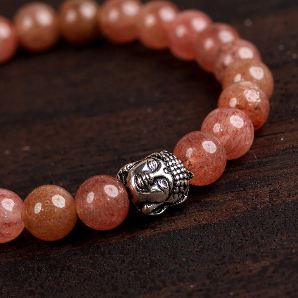 Divine Sunstone Buddha Energy Bracelet