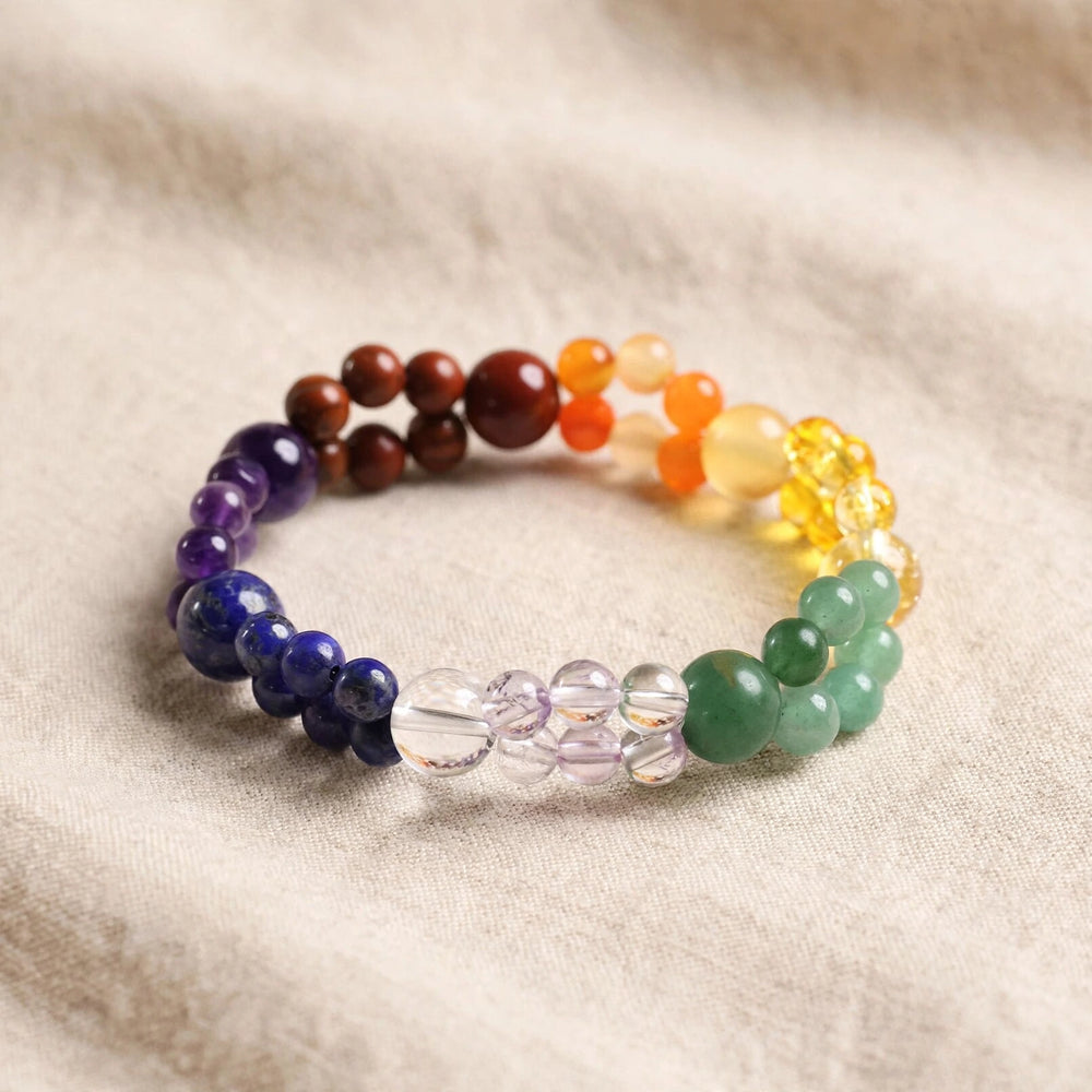 Authentic 7 Chakra Double Layer Bracelet