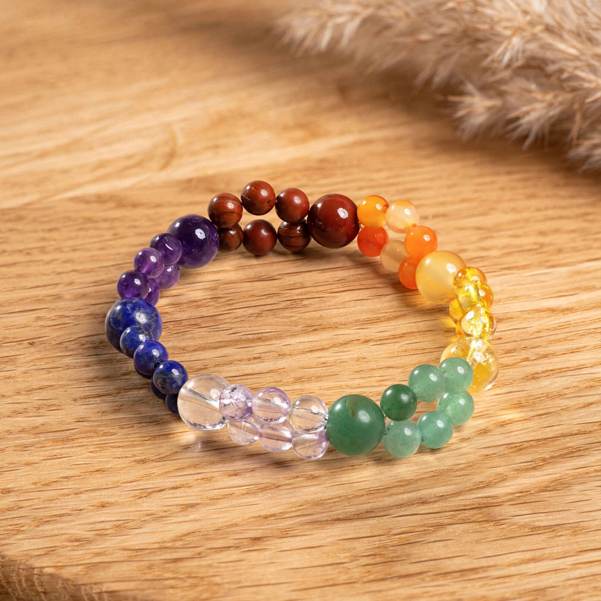 Authentic 7 Chakra Double Layer Bracelet