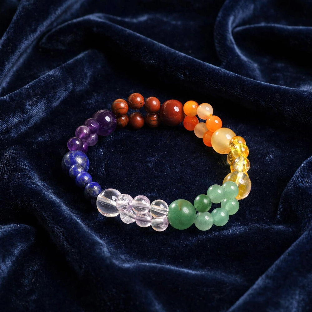 Authentic 7 Chakra Double Layer Bracelet