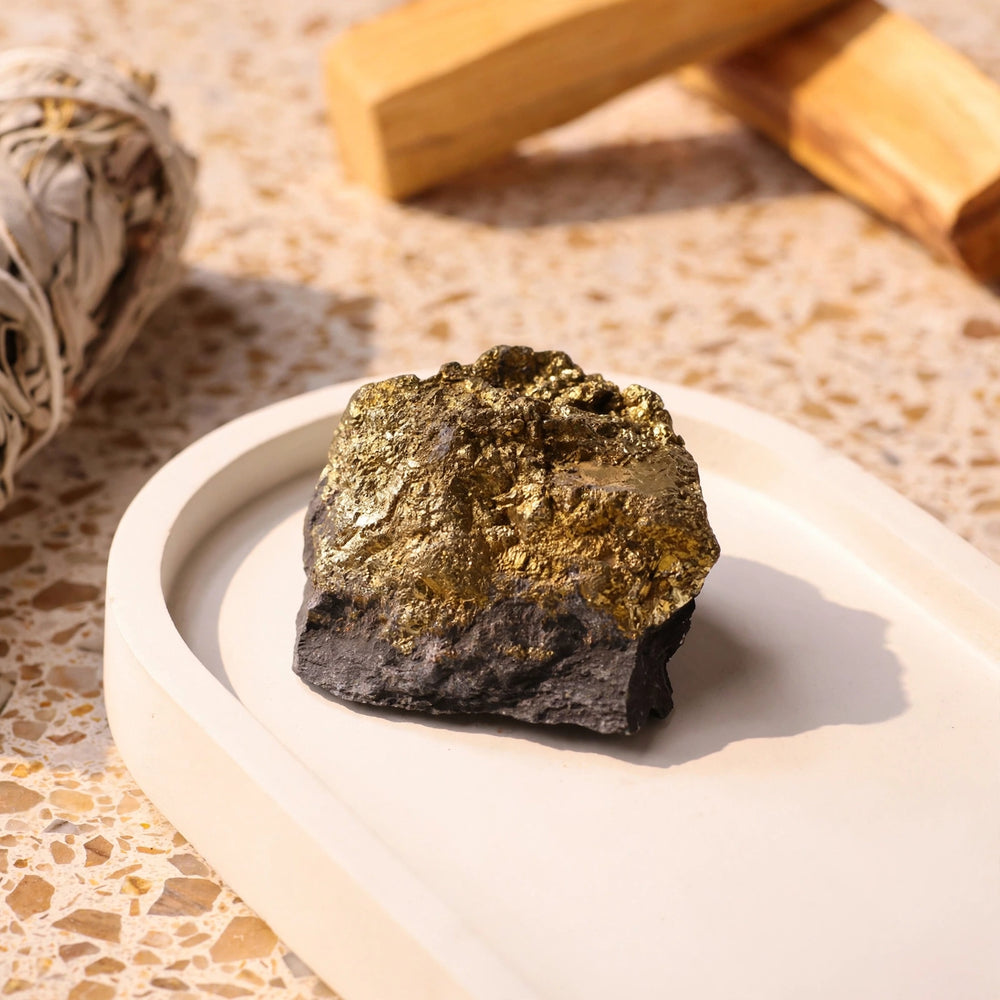 Kalavati Agate Premium Raw Chalcopyrite Stone