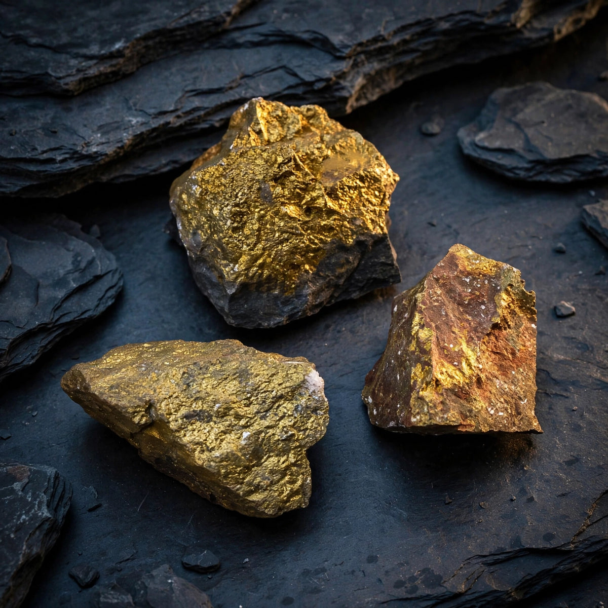 Kalavati Agate Premium Raw Chalcopyrite Stone