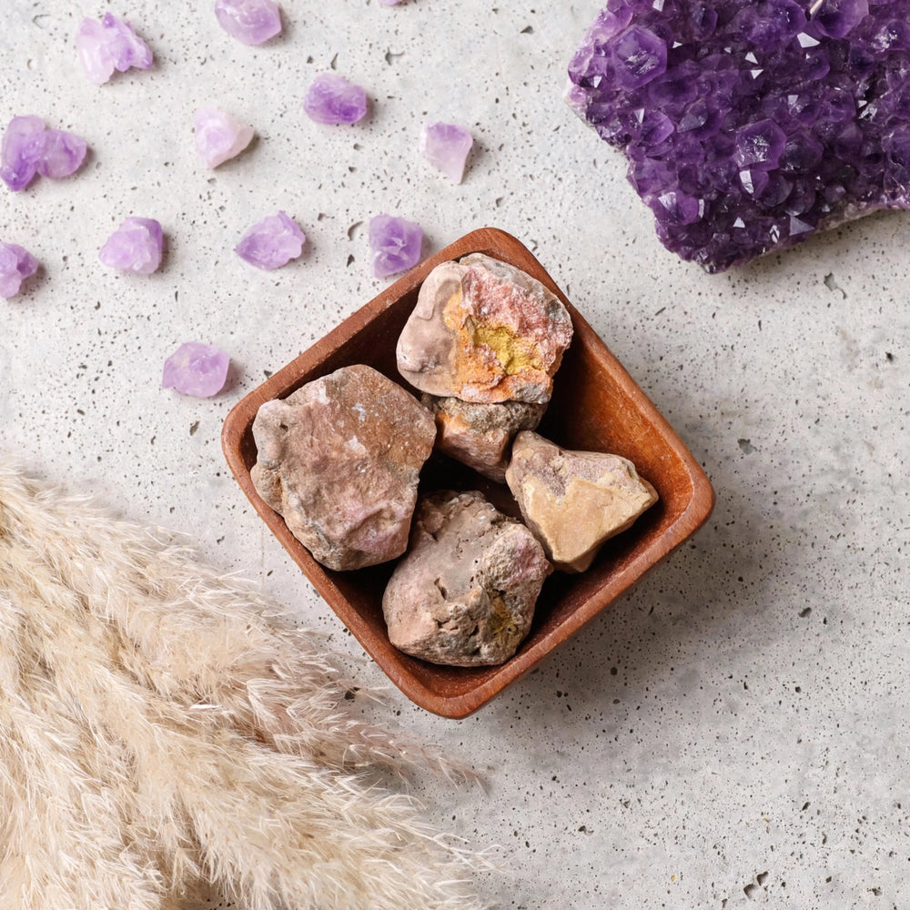 Kalavati Agate Premium Raw Rhodochrosite Stone