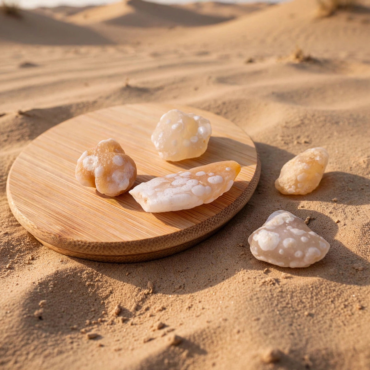 Kalavati Agate Premium Raw White Gobi Desert Stone