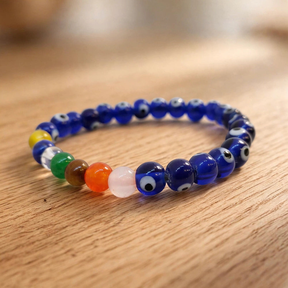 Divine Evil Eye 7 Chakra Energy Bracelet