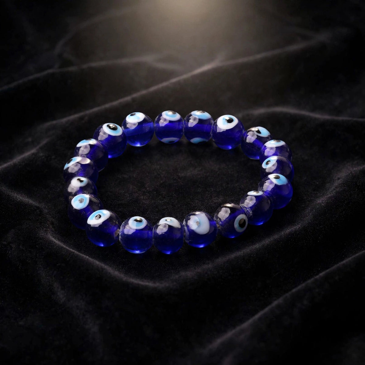 Kalavati Agate Natural Evil Eye Beaded Bracelet