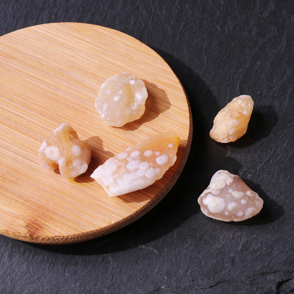 Kalavati Agate Premium Raw White Gobi Desert Stone