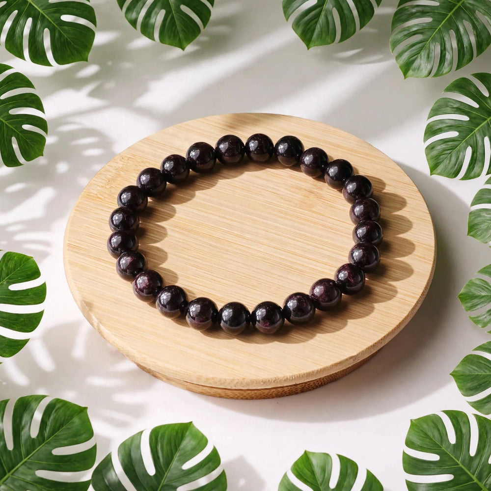 Kalavati Agate Natural Garnet Energy Bracelet