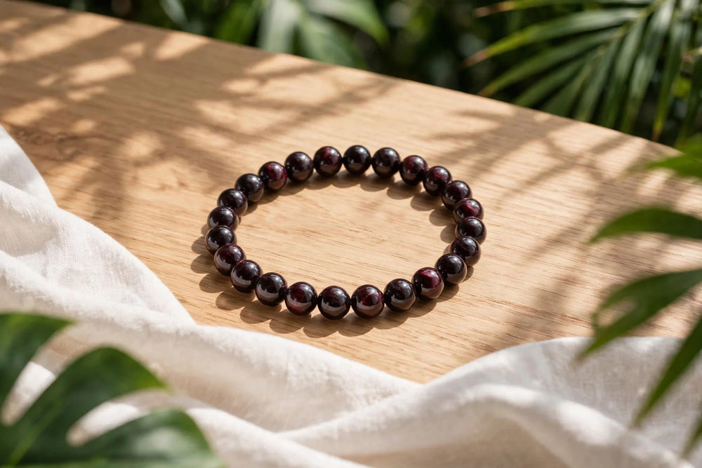 Kalavati Agate Natural Garnet Energy Bracelet