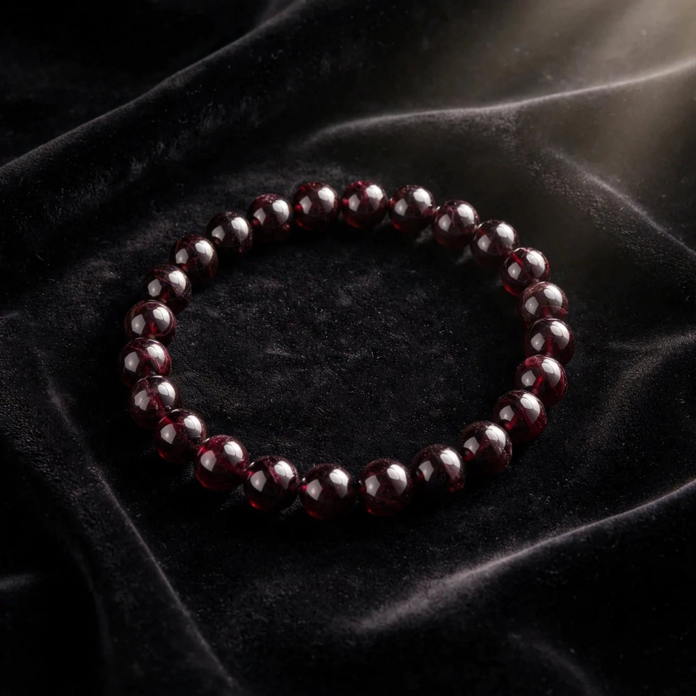 Kalavati Agate Natural Garnet Energy Bracelet
