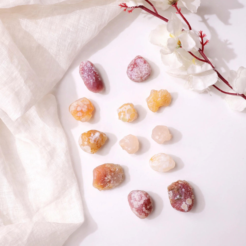 Kalavati Agate Premium Raw Colorful Spotted Gobi Desert Stone