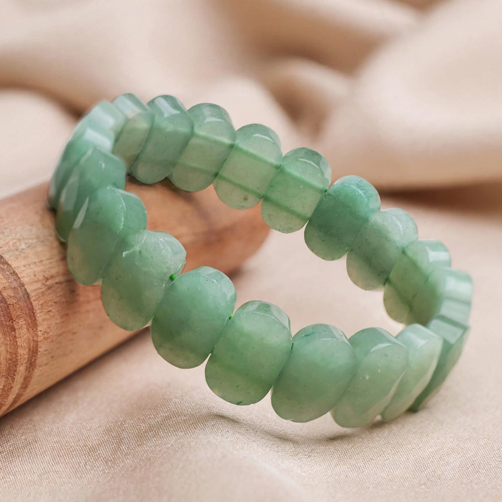 Aventurine Oval Faceted Bracelet