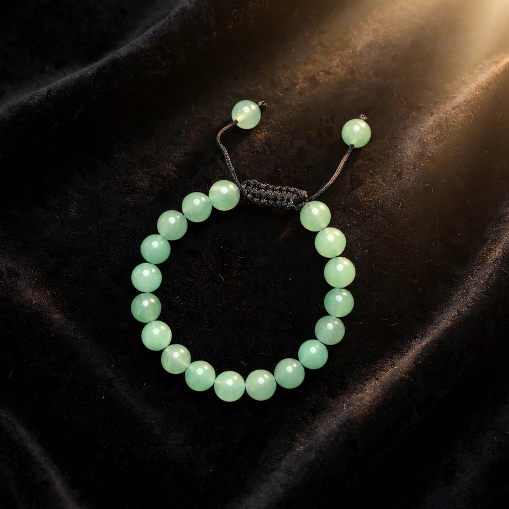 Natural Green Aventurine Thread Crystal Bracelet