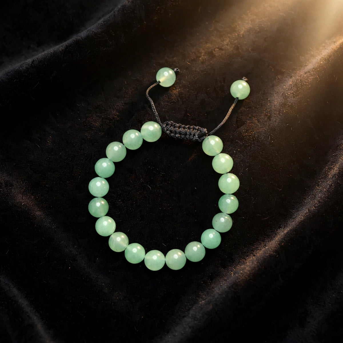 Natural Green Aventurine Thread Crystal Bracelet