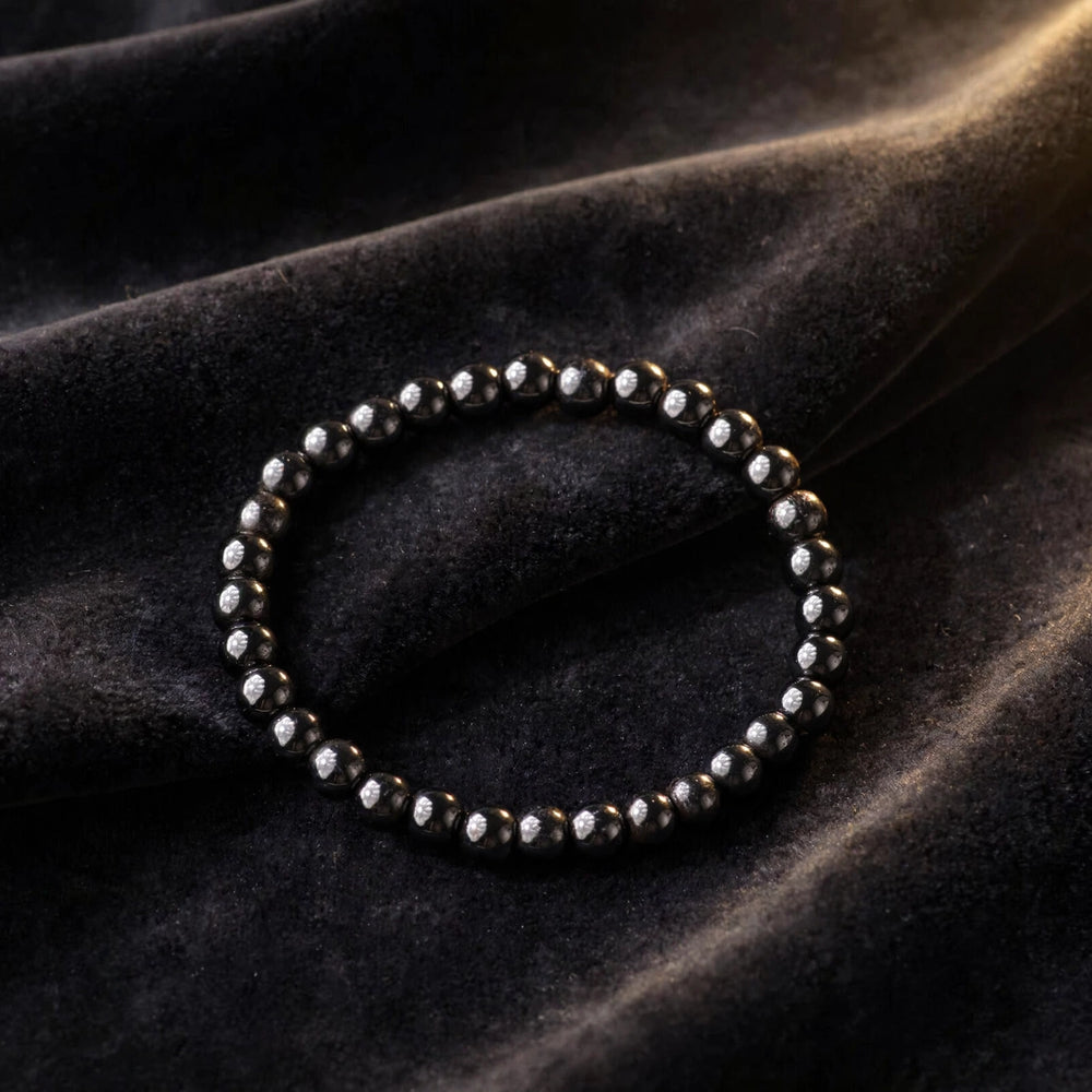 Premium Magnetic Hematite Gemstone Bracelet