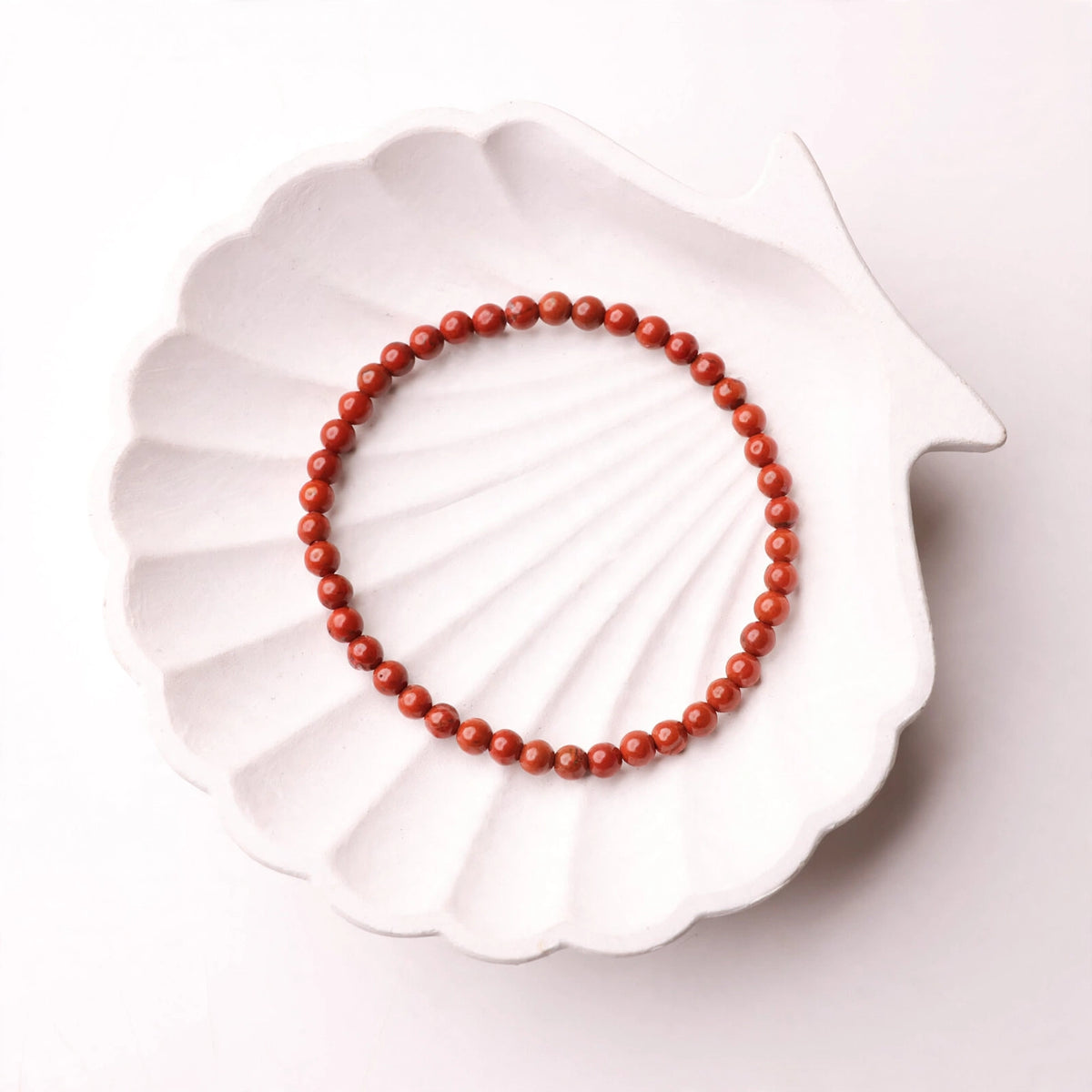 Kalavati Agate Premium Red Jasper Beaded Bracelet