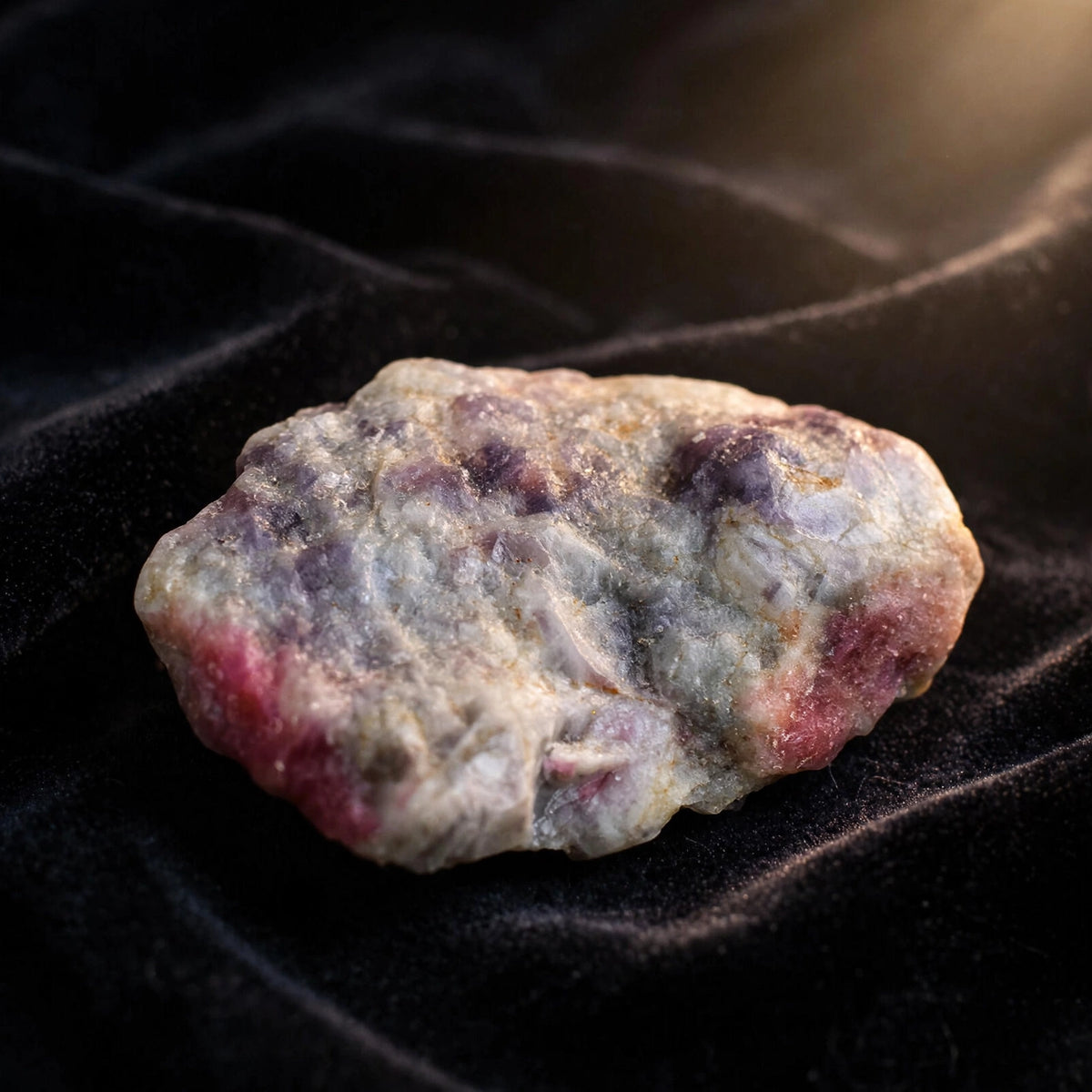 Kalavati Agate Premium Raw Plum Blossom Tourmaline Stone