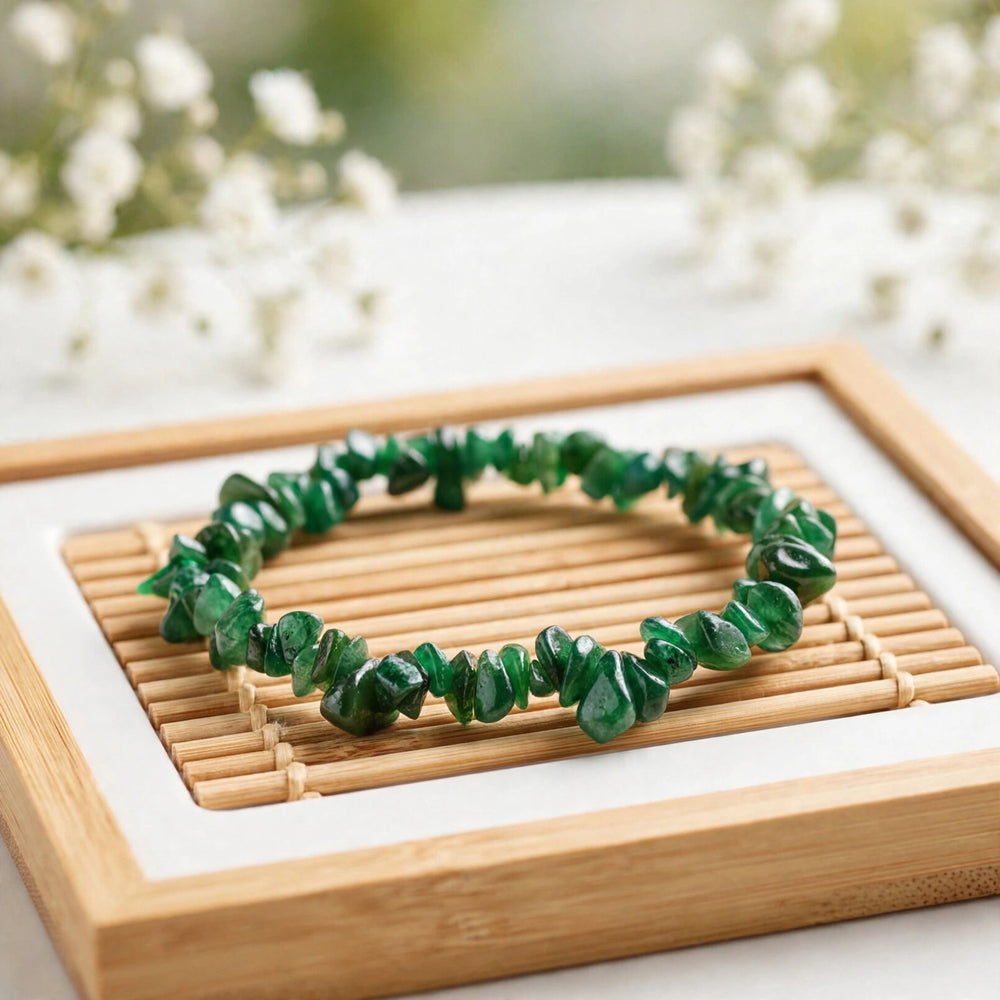 Kalavati Agate Divine Green Jade Energy Bracelet