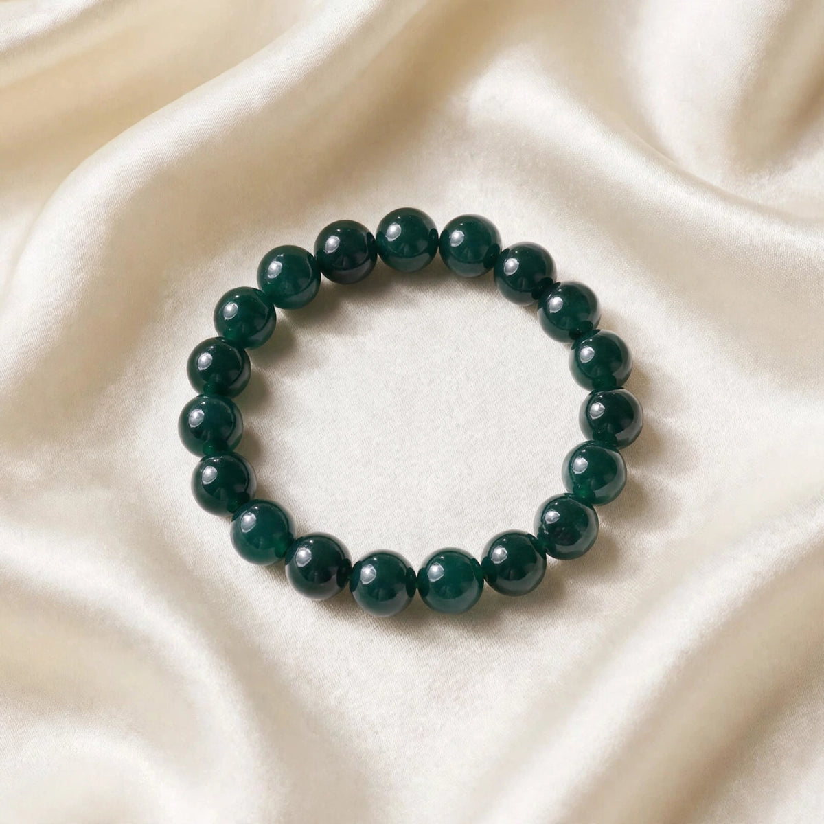 Kalavati Agate Authentic Emerald Jade Bracelet