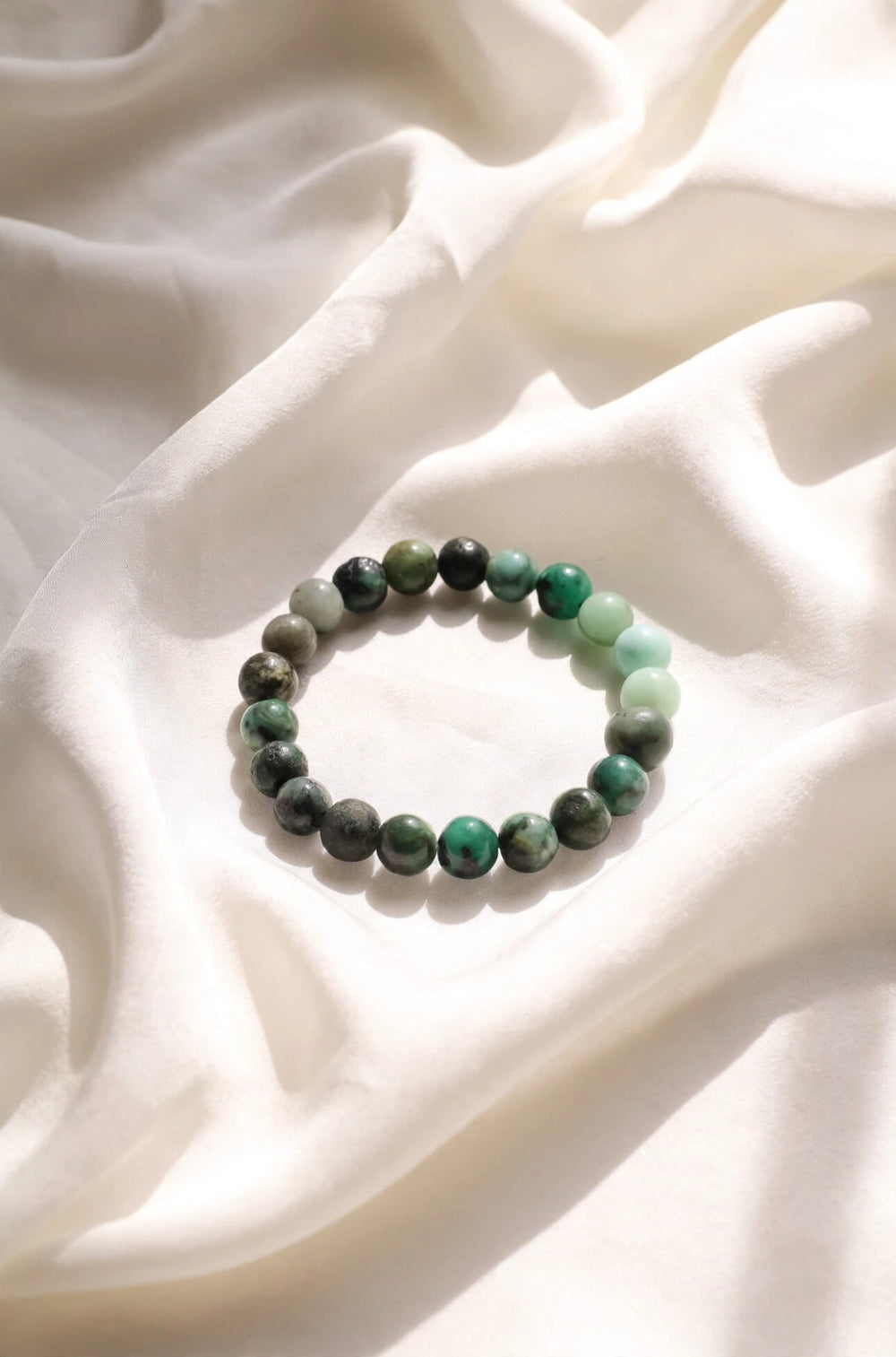 Kalavati Agate Green Jade Peace & Harmony Bracelet