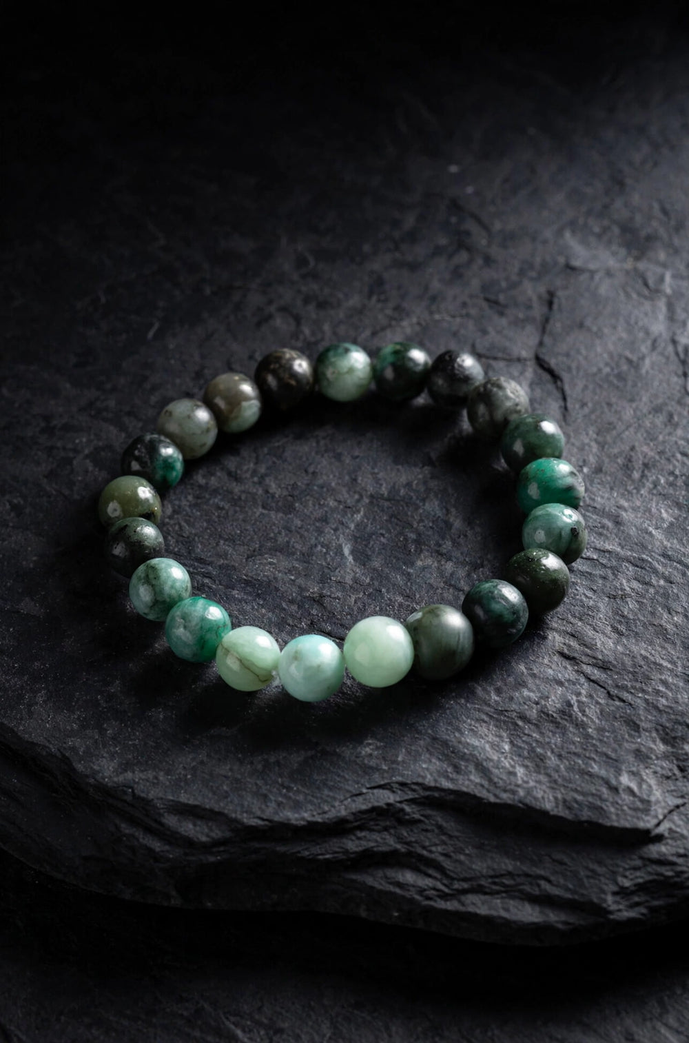 Kalavati Agate Green Jade Peace & Harmony Bracelet