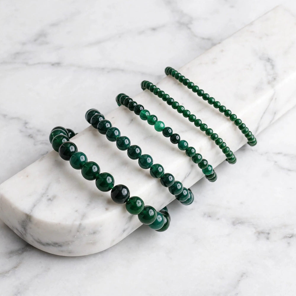 Kalavati Agate Authentic Emerald Jade Bracelet