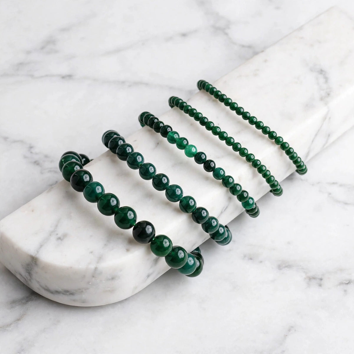Kalavati Agate Authentic Emerald Jade Bracelet