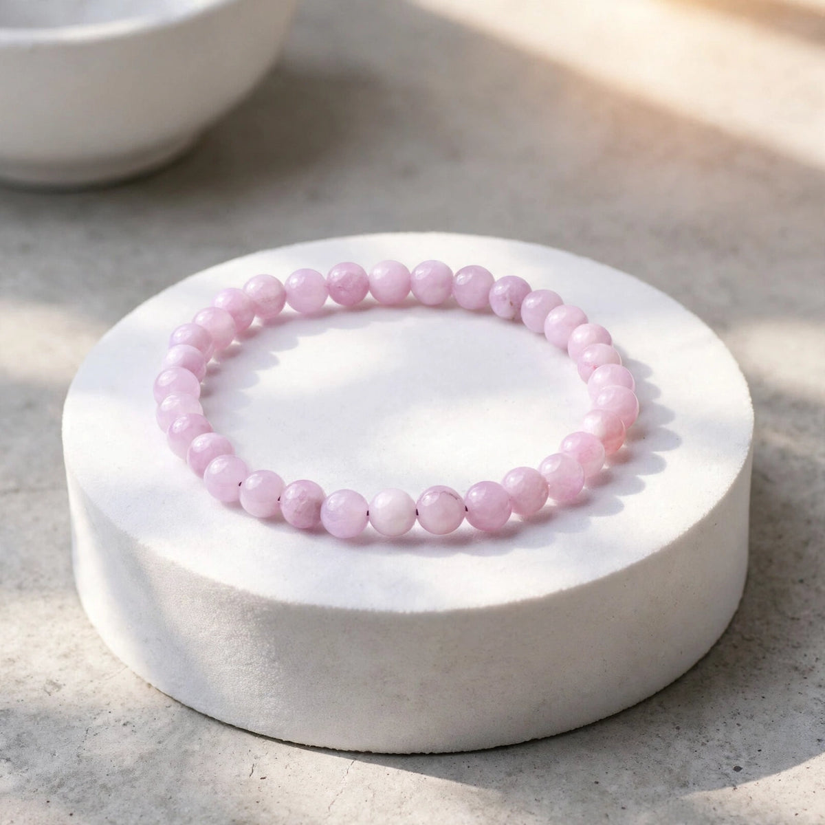 Natural Kunzite Crystal Bracelet