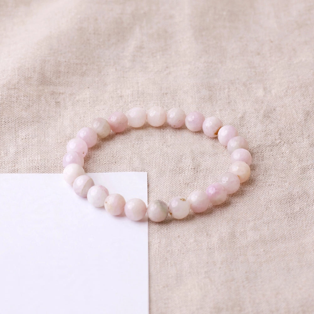 Natural Kunzite Crystal Bracelet