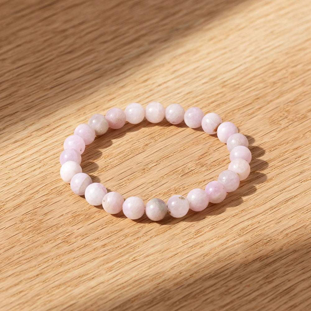 Natural Kunzite Crystal Bracelet