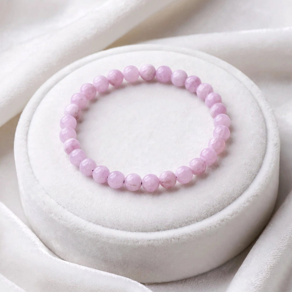 Natural Kunzite Crystal Bracelet