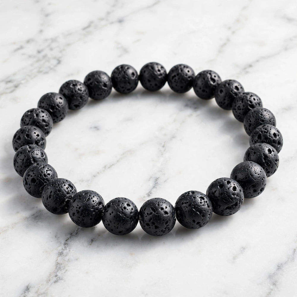 Kalavati Agate Premium Lava Rock Crystal Bracelet