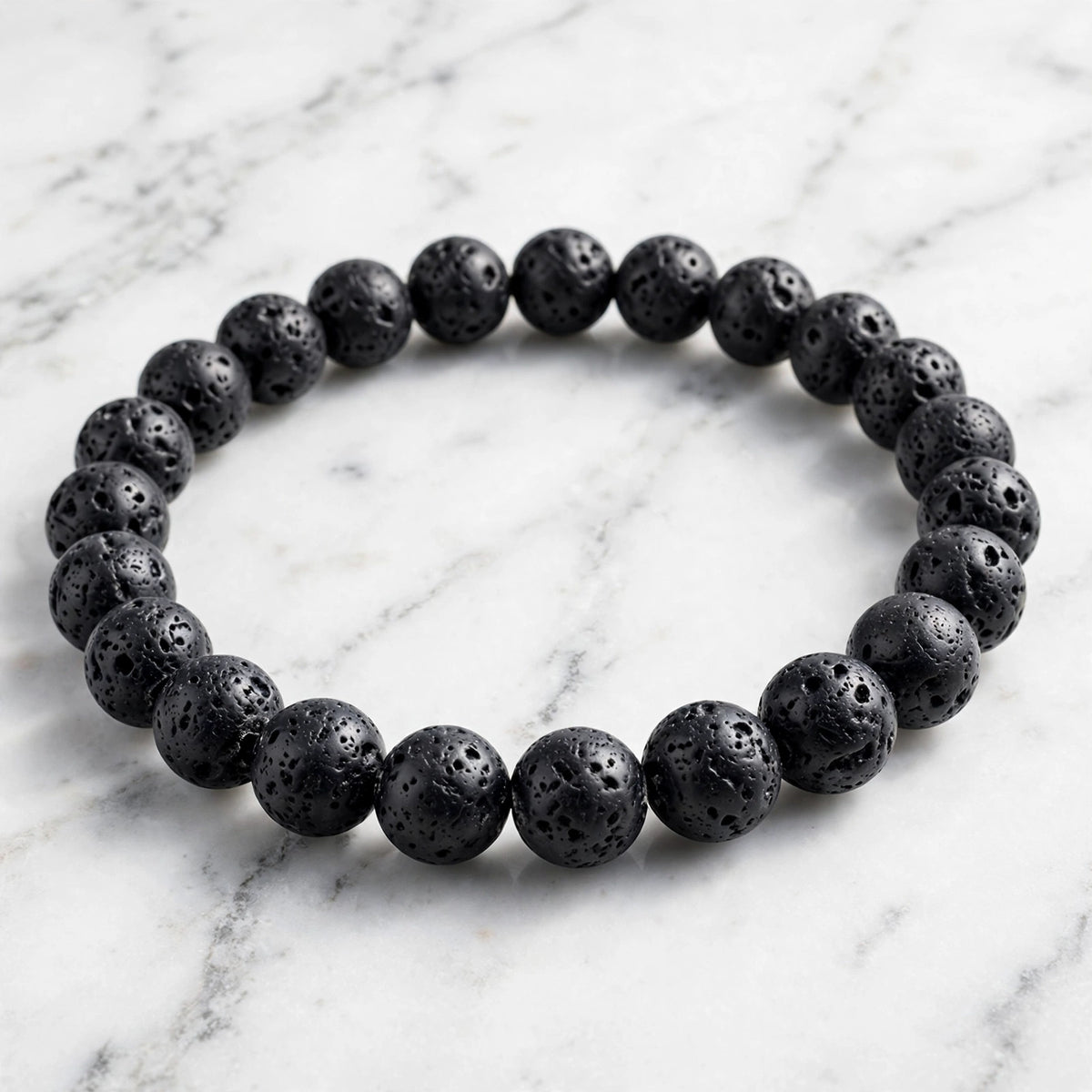 Kalavati Agate Premium Lava Rock Crystal Bracelet
