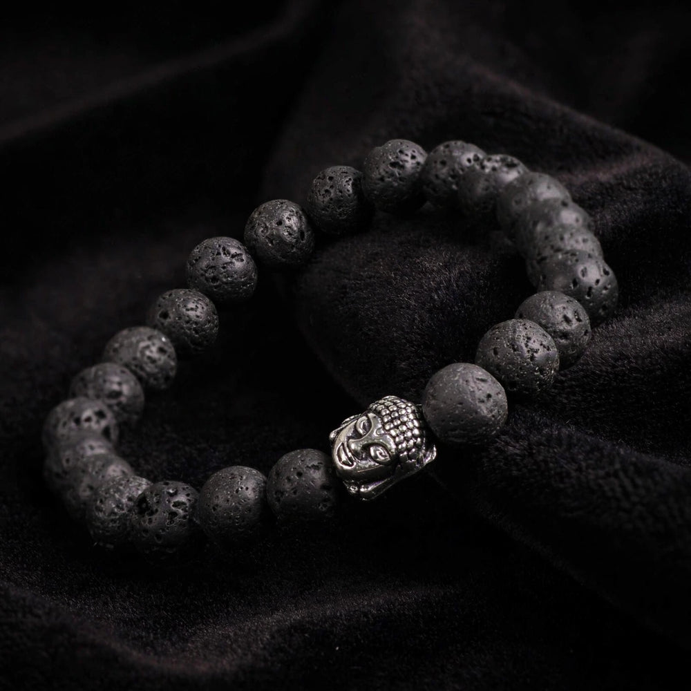 Lava Buddha Grounding Bracelet